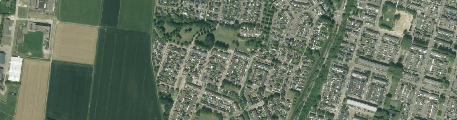 Luchtfoto van Methen