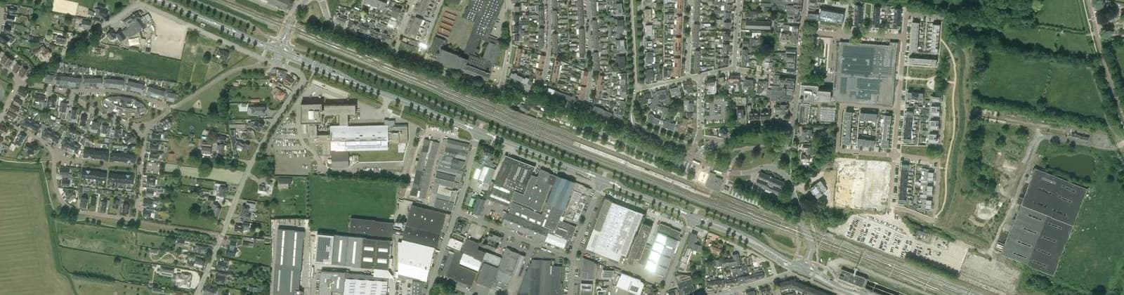 Luchtfoto van Zuidspoor