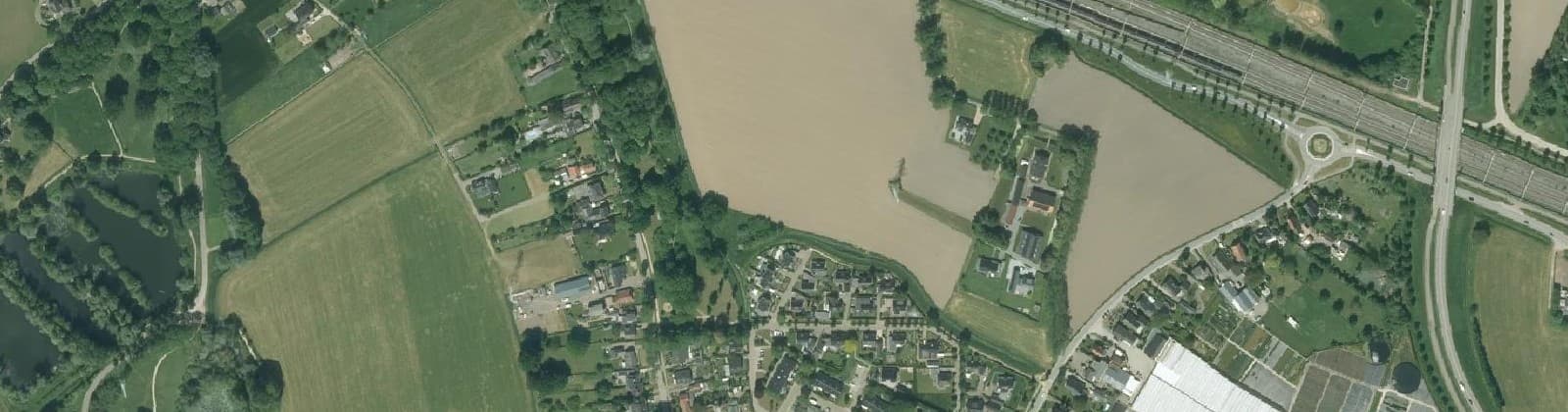 Luchtfoto van Oud Zevenaar