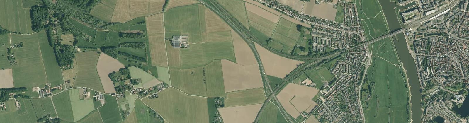 Luchtfoto van De Hoven