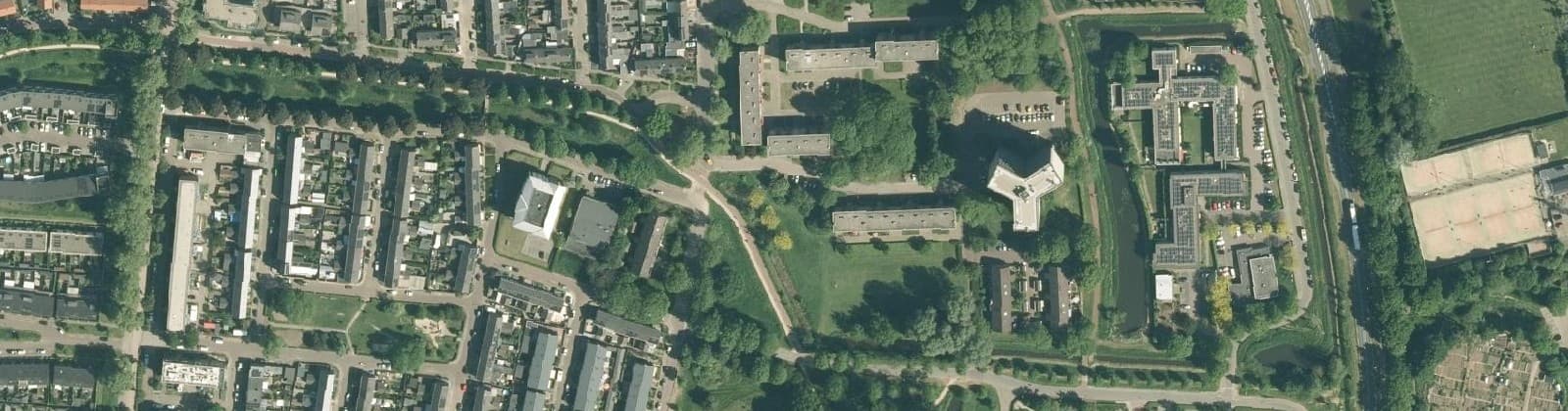 Luchtfoto van Zeeheldenbuurt