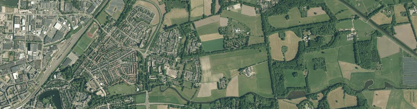 Luchtfoto van Voorsteralleekwartier