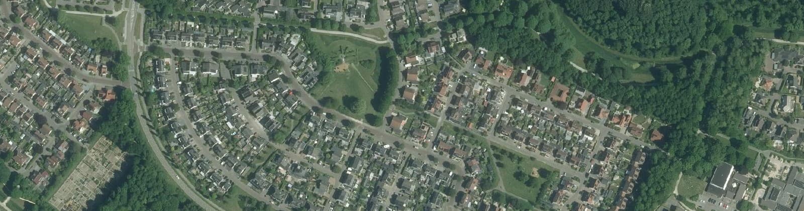 Luchtfoto van De Landmaten