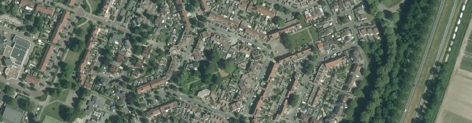 Luchtfoto van De Landstreken