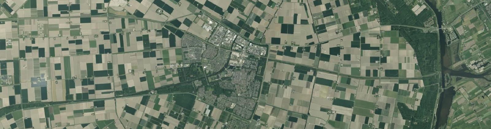 Luchtfoto van Buitengebied Dronten