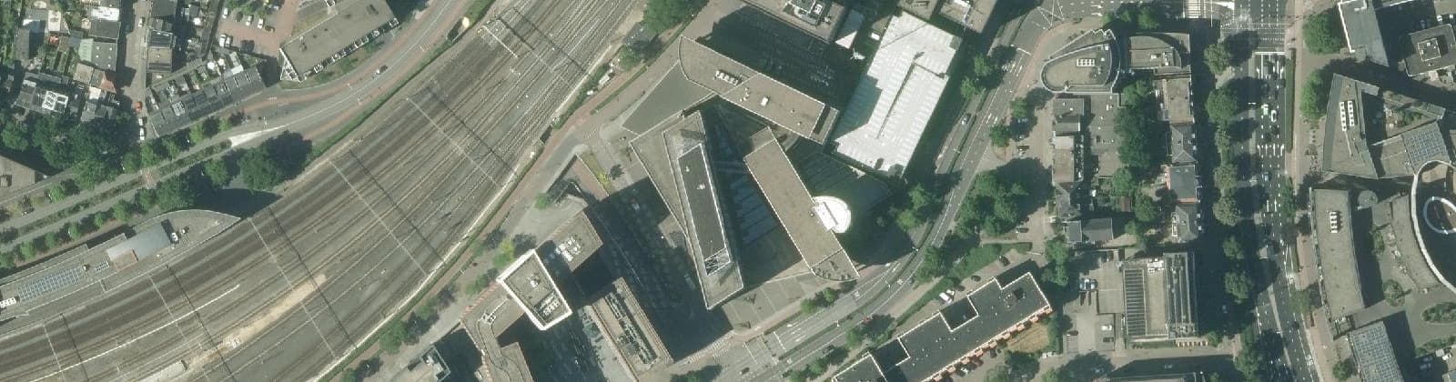 Luchtfoto van Smallepad e.o.