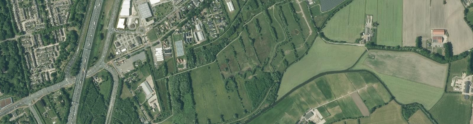 Luchtfoto van Bloeidaal
