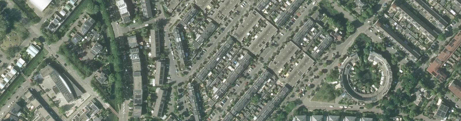 Luchtfoto van Groote Kreek e.o.