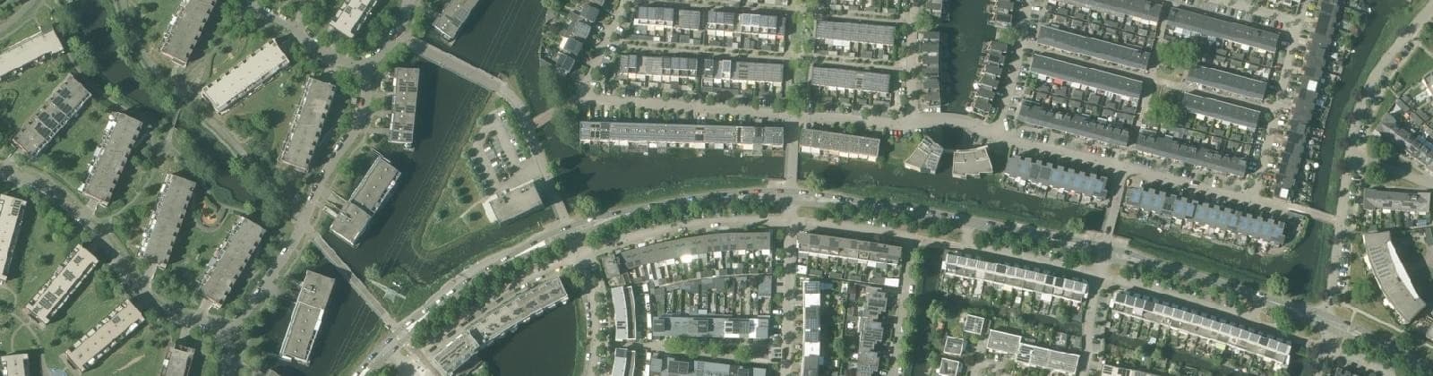 Luchtfoto van Waterkwartier
