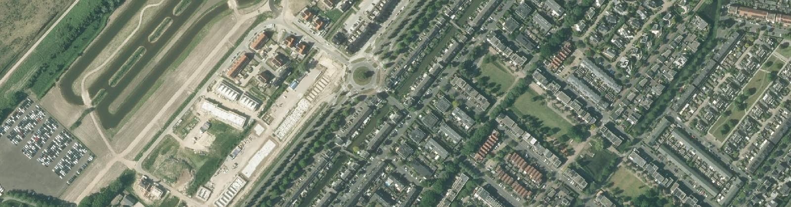 Luchtfoto van Park van de Tijden-West