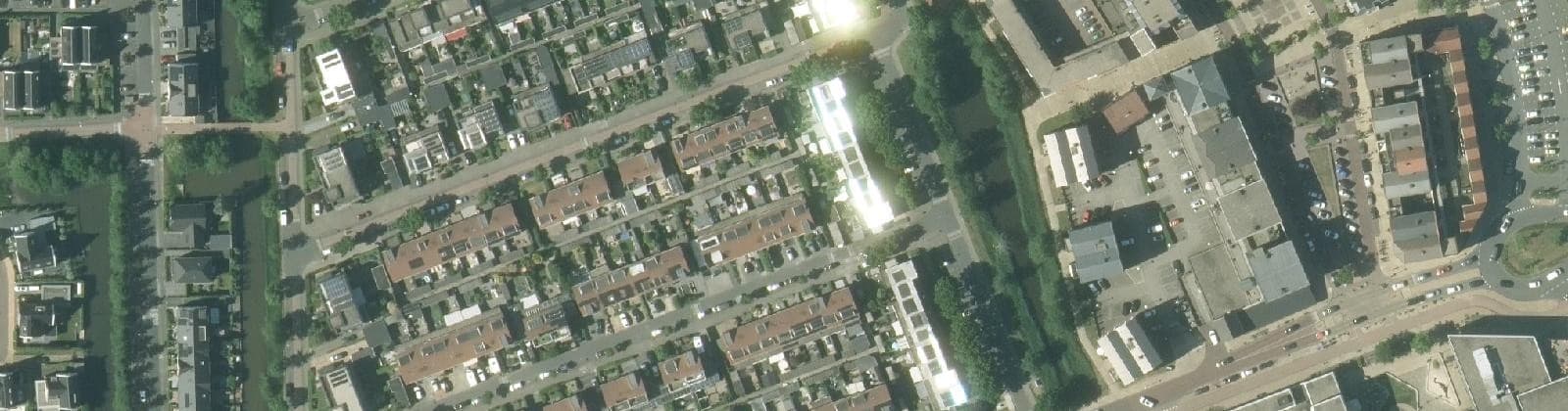 Luchtfoto van Damespolderbuurt