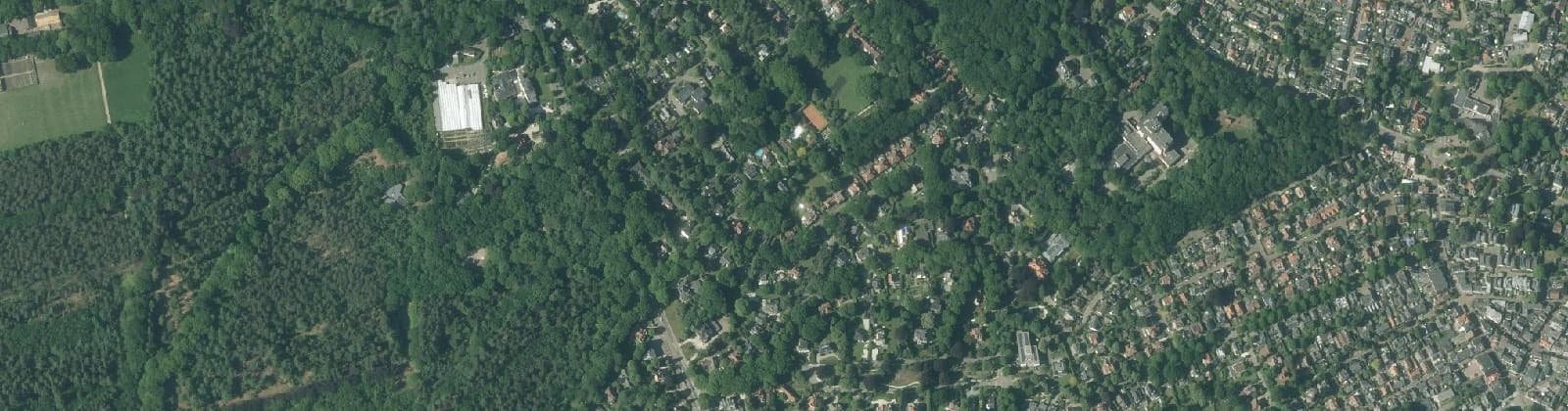 Luchtfoto van Wilhelminapark