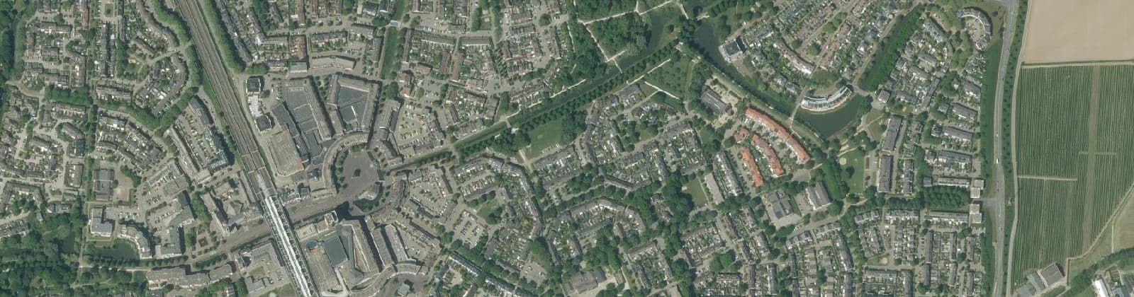 Luchtfoto van Rondweg Noord-Oost