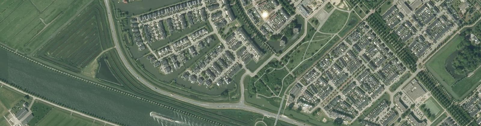Luchtfoto van Polders
