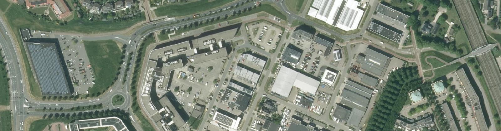 Luchtfoto van Schaften