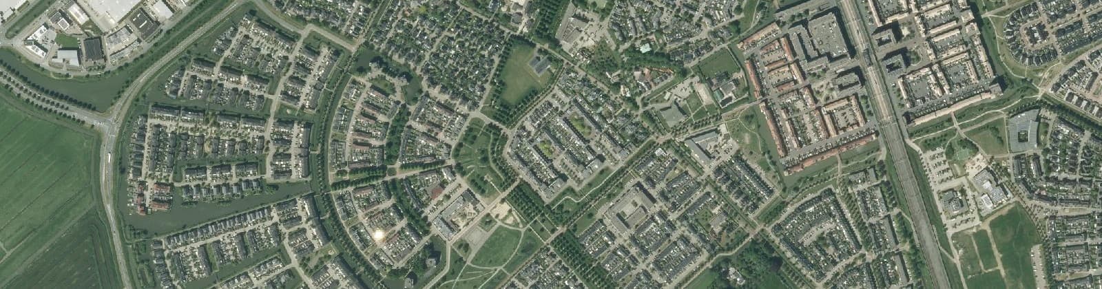 Luchtfoto van Rondweg Zuid-West