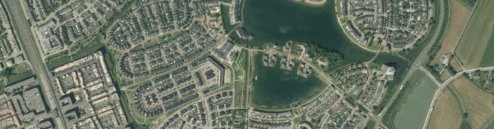 Luchtfoto van Rondweg Zuid-Oost