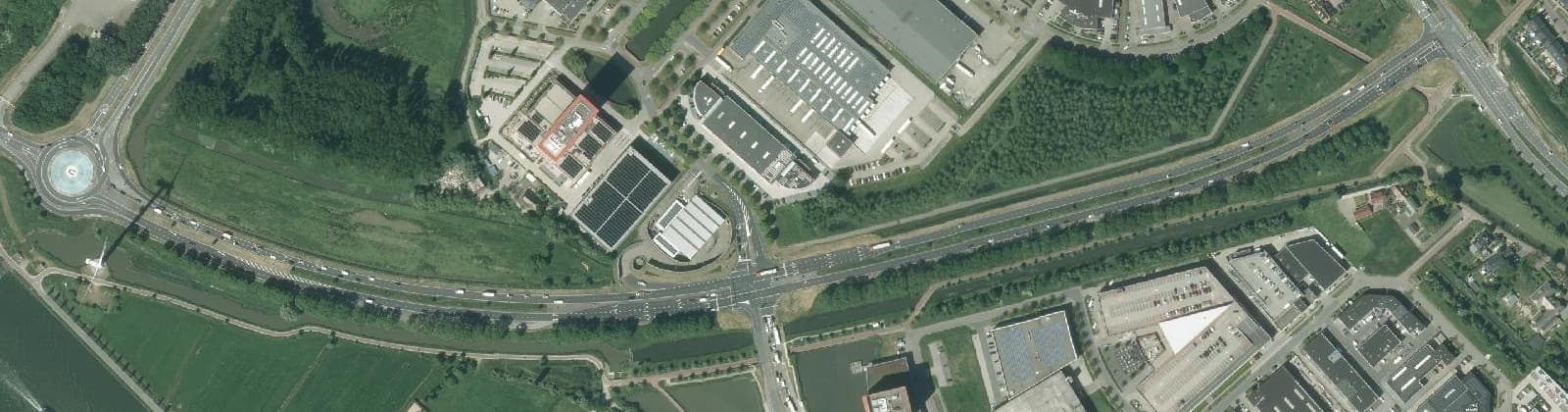 Luchtfoto van De Staart