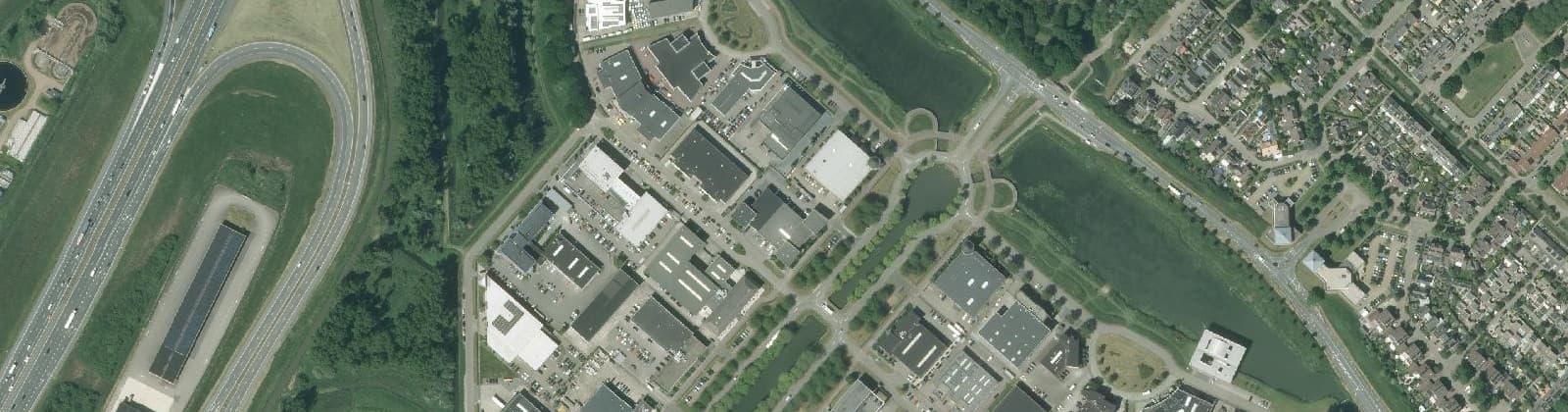Luchtfoto van Vesten
