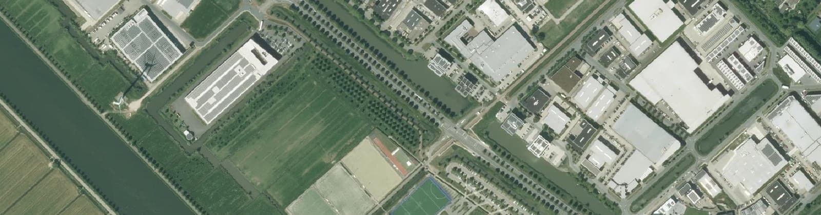 Luchtfoto van Honen