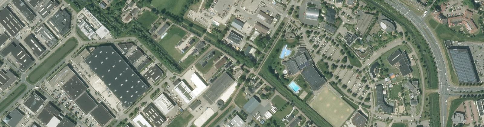 Luchtfoto van Bruggen