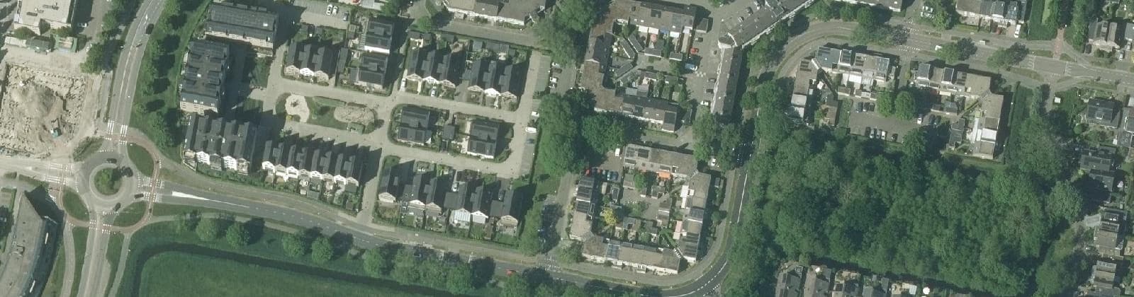 Luchtfoto van Zwanenburg