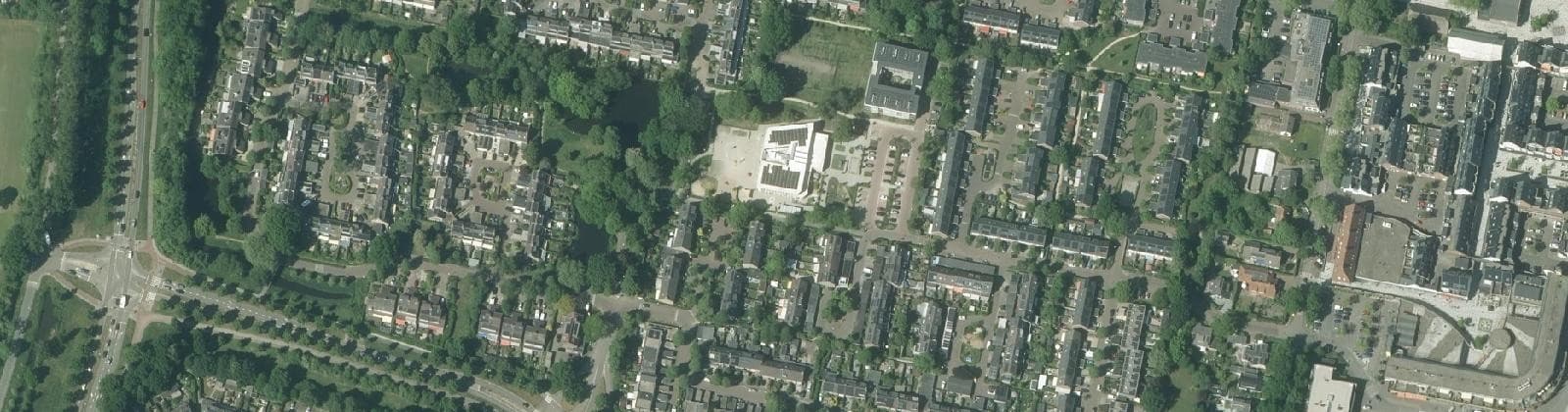Luchtfoto van Groenhouten