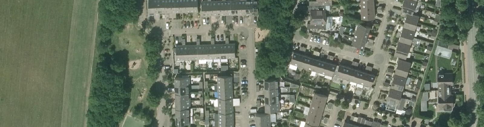 Luchtfoto van Koerheuvel