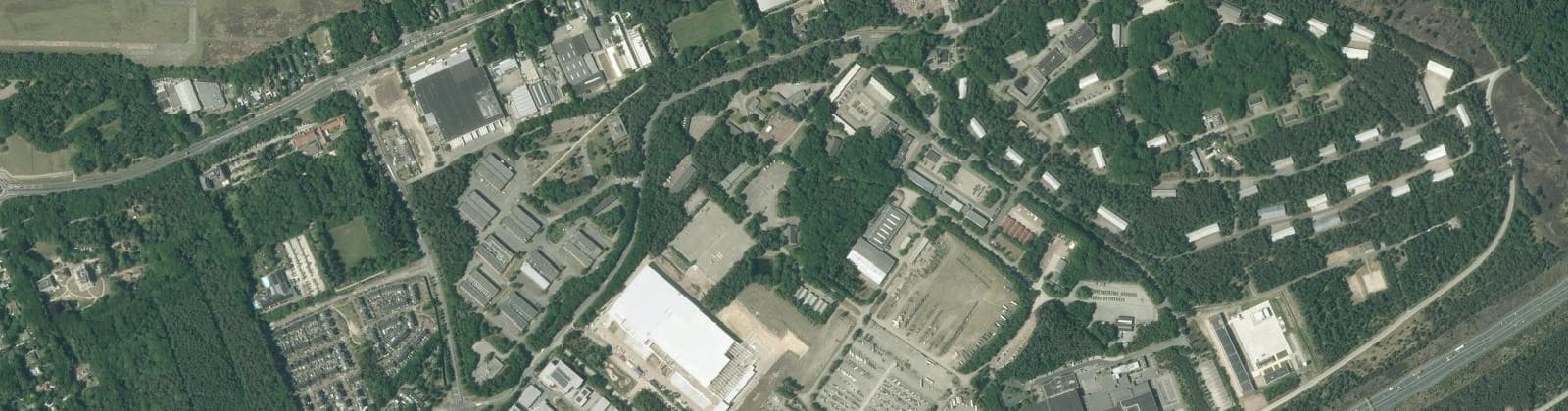 Luchtfoto van Leusderheide