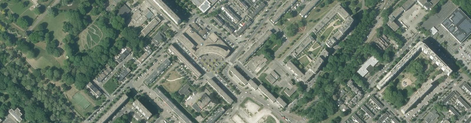 Luchtfoto van Zambesidreef en omgeving