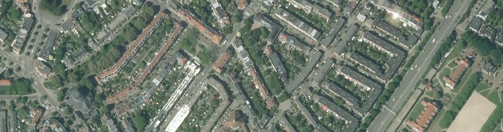 Luchtfoto van Schildersbuurt