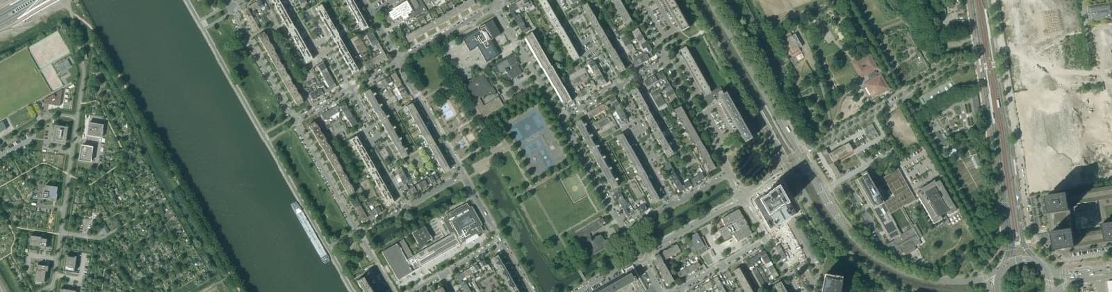 Luchtfoto van Kanaleneiland-Zuid