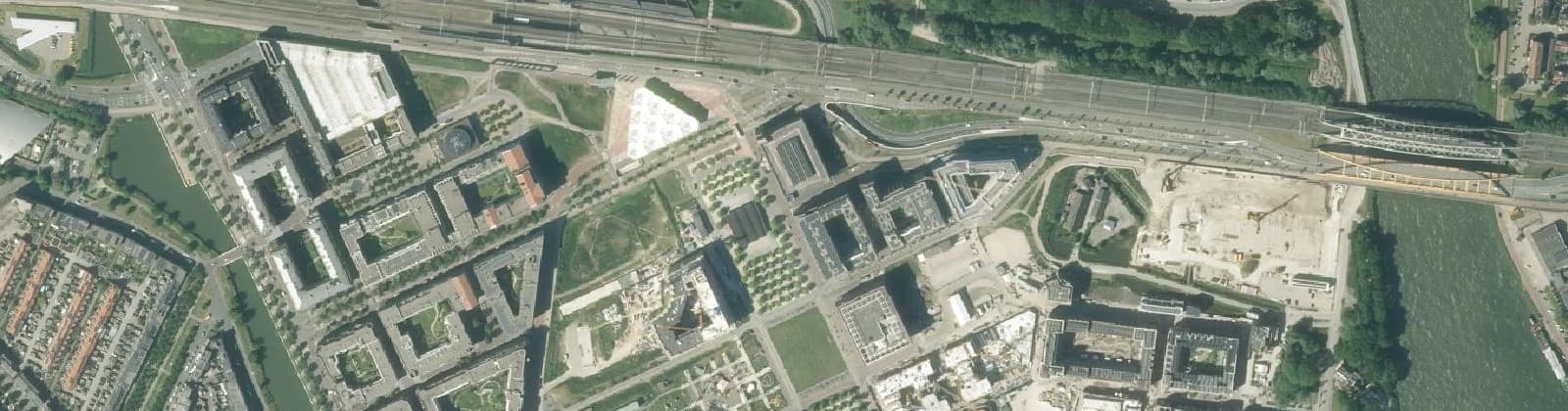 Luchtfoto van Leidsche Rijn-Centrum