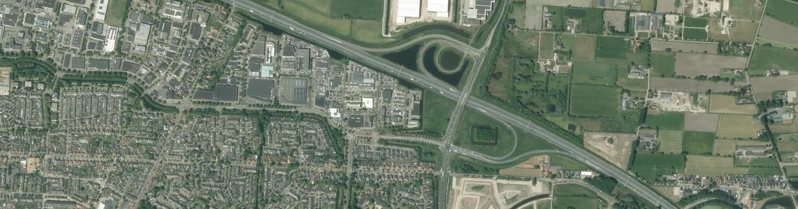 Luchtfoto van De Compagnie Oost