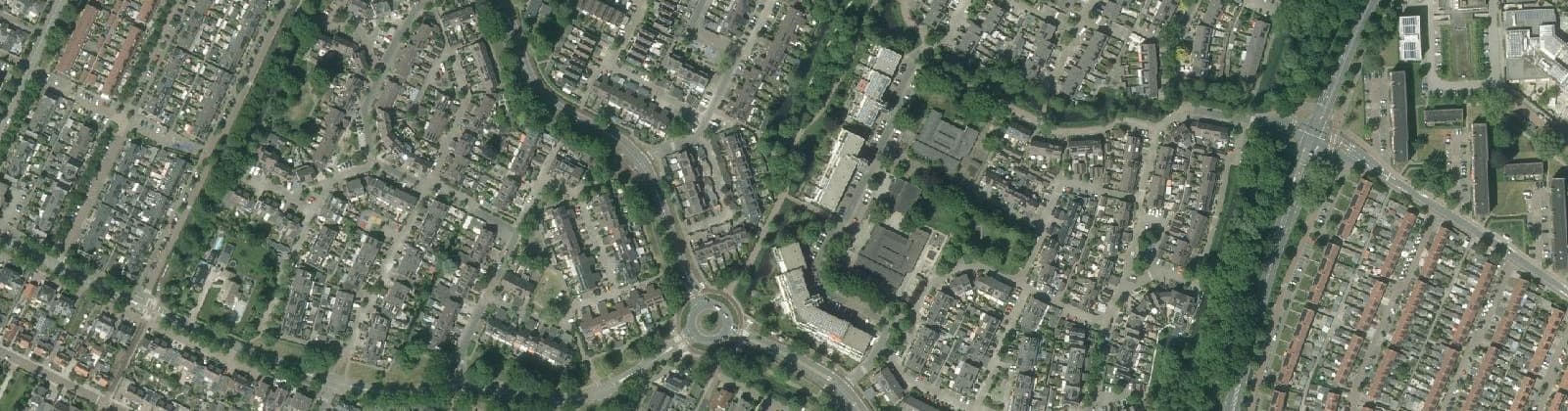 Luchtfoto van Schepenbuurt