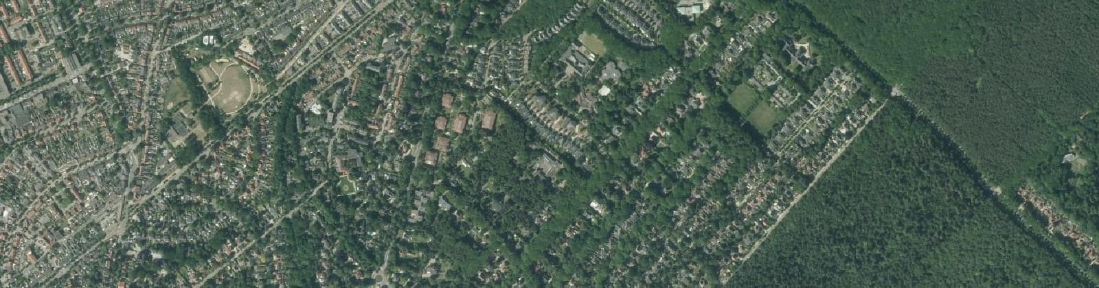Luchtfoto van Lyceumkwartier