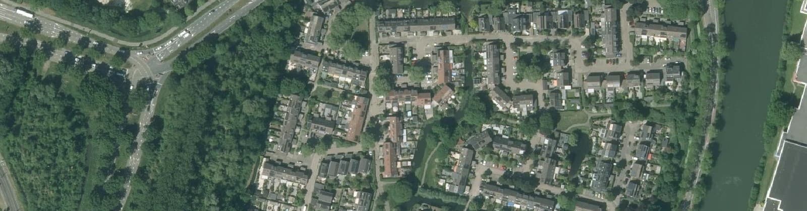 Luchtfoto van Vesten