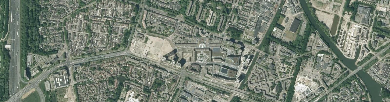Luchtfoto van Stadscentrum