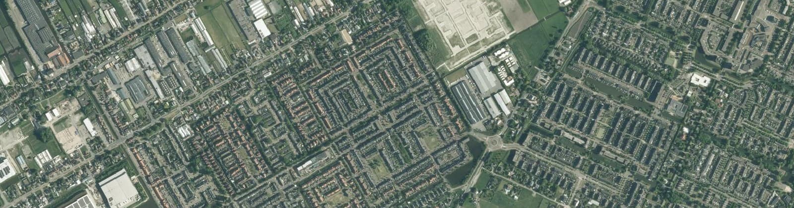 Luchtfoto van Oosteinde