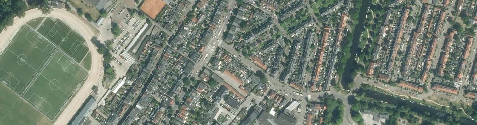 Luchtfoto van Burgemeesterskwartier