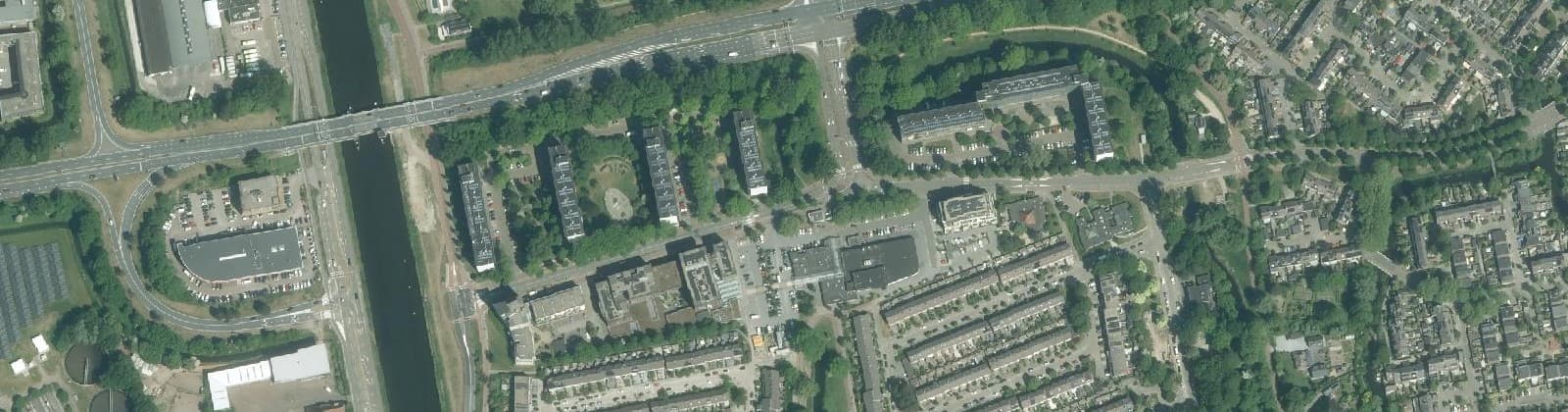 Luchtfoto van Muiderwaard