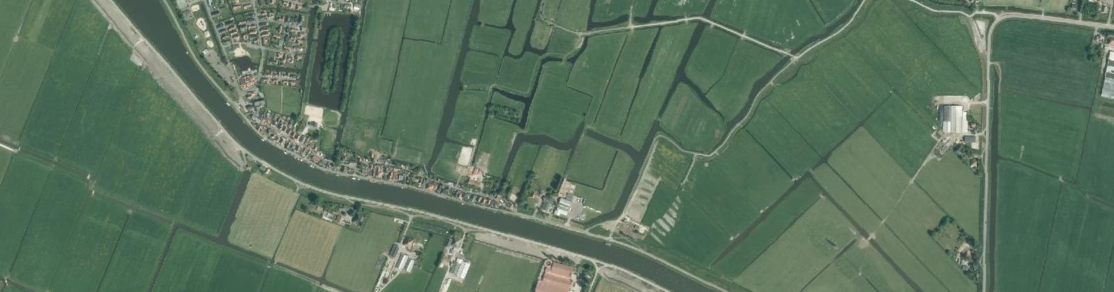 Luchtfoto van Oost-Graftdijk