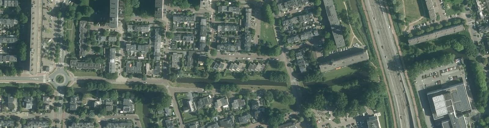 Luchtfoto van Vredeveldbuurt