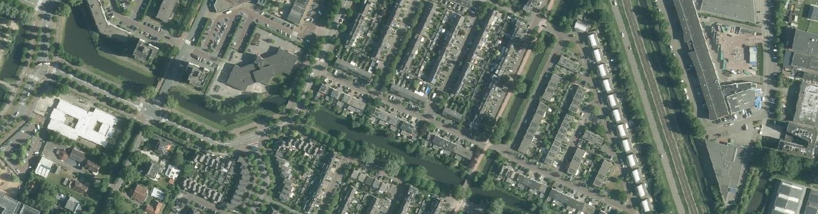 Luchtfoto van Theaterbuurt
