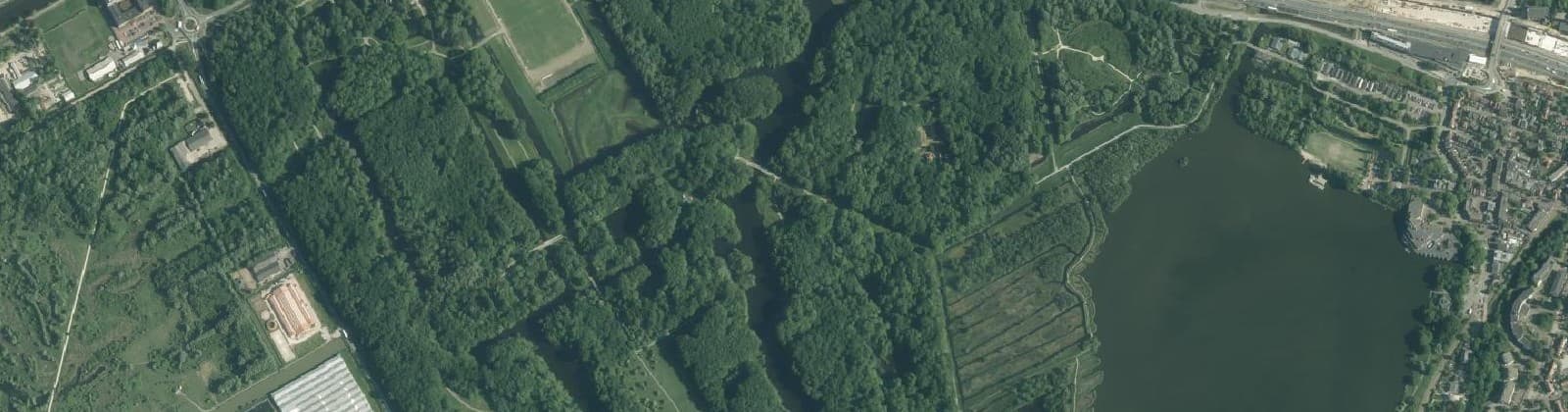 Luchtfoto van Amsterdamse Bos Zuid