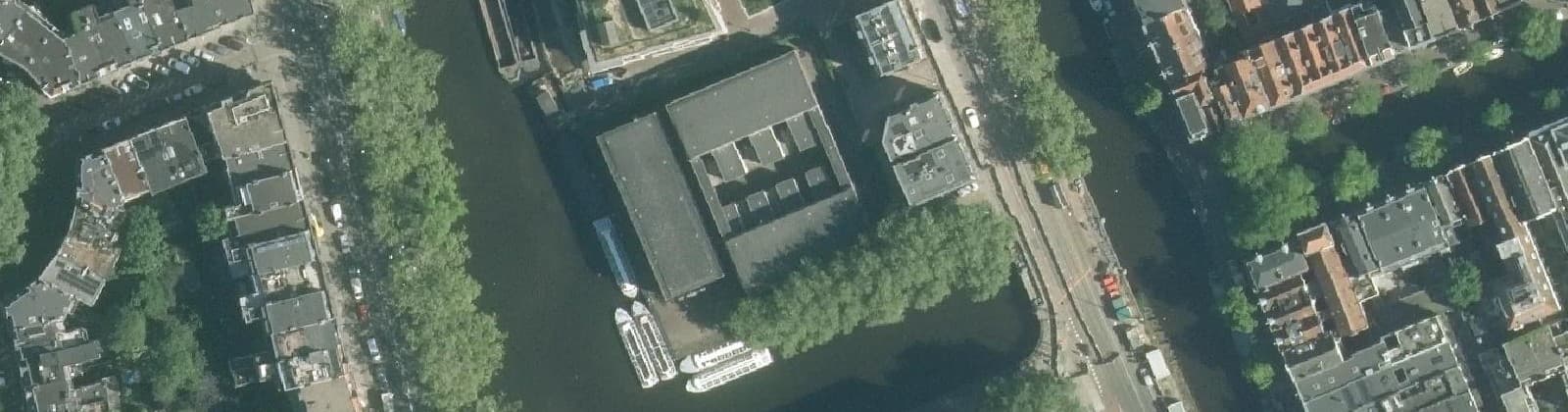 Luchtfoto van Groenmarktkadebuurt
