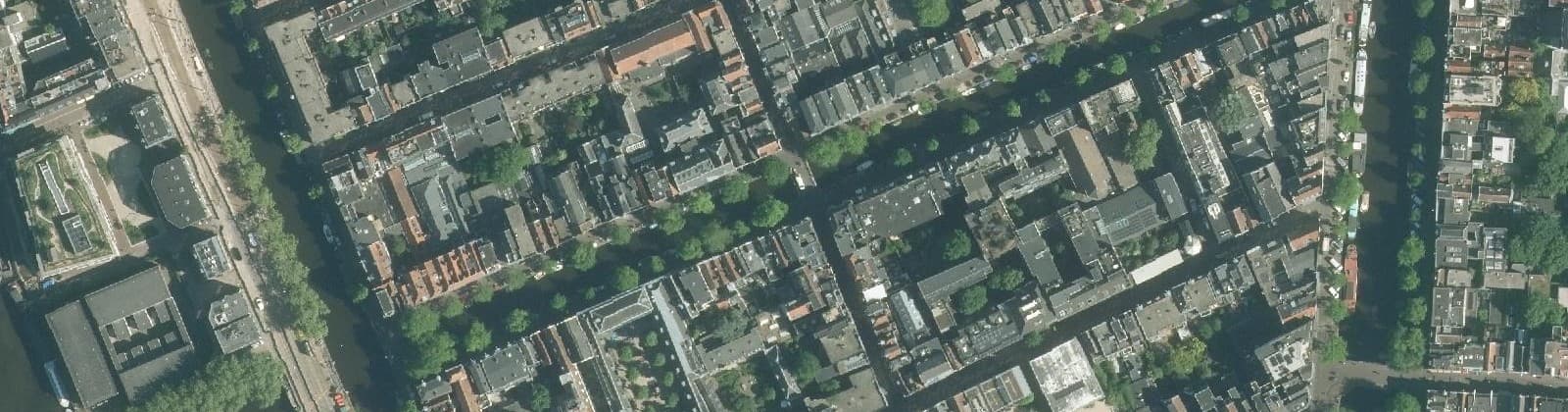 Luchtfoto van Elandsgrachtbuurt
