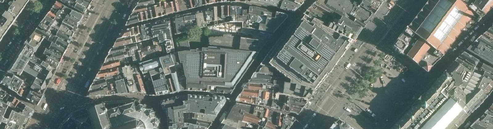 Luchtfoto van Nieuwe Kerk e.o.