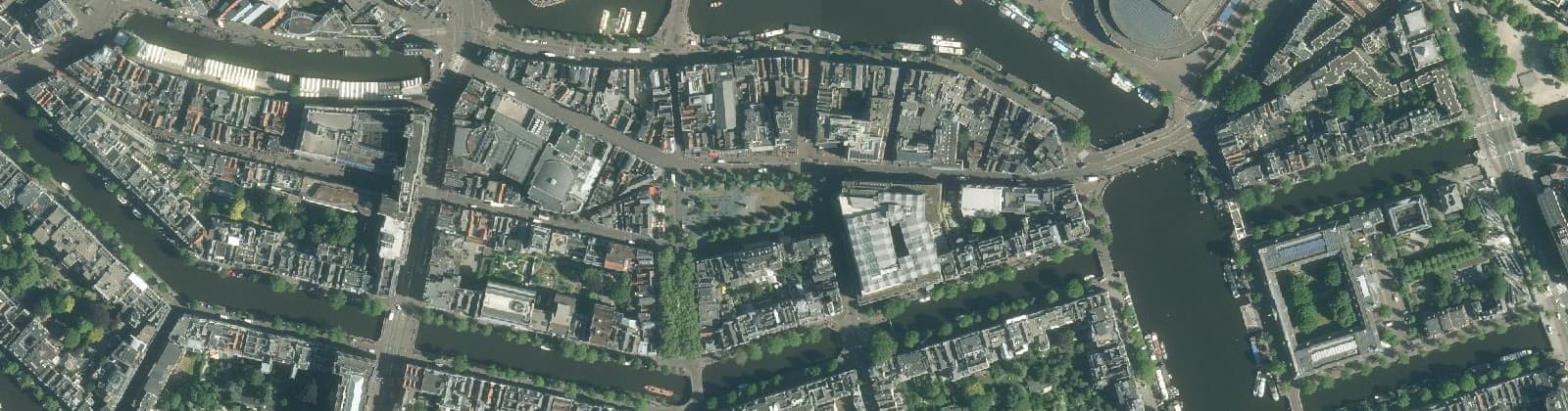 Luchtfoto van Rembrandtplein e.o.