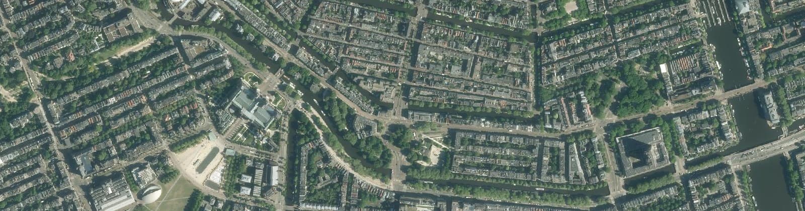 Luchtfoto van Den Texbuurt